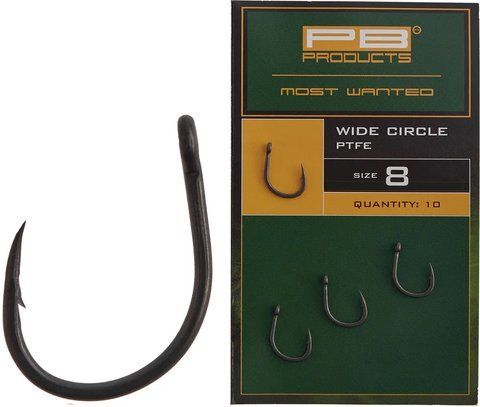 Гачки PB Products Wide Circle Hook PTFE size 2 10pcs (шт.) Г0190 фото